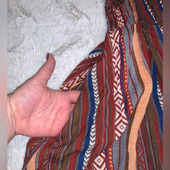 NWT - Bloomchic Striped Tribal Maxi Dress - Picture 5 of 9